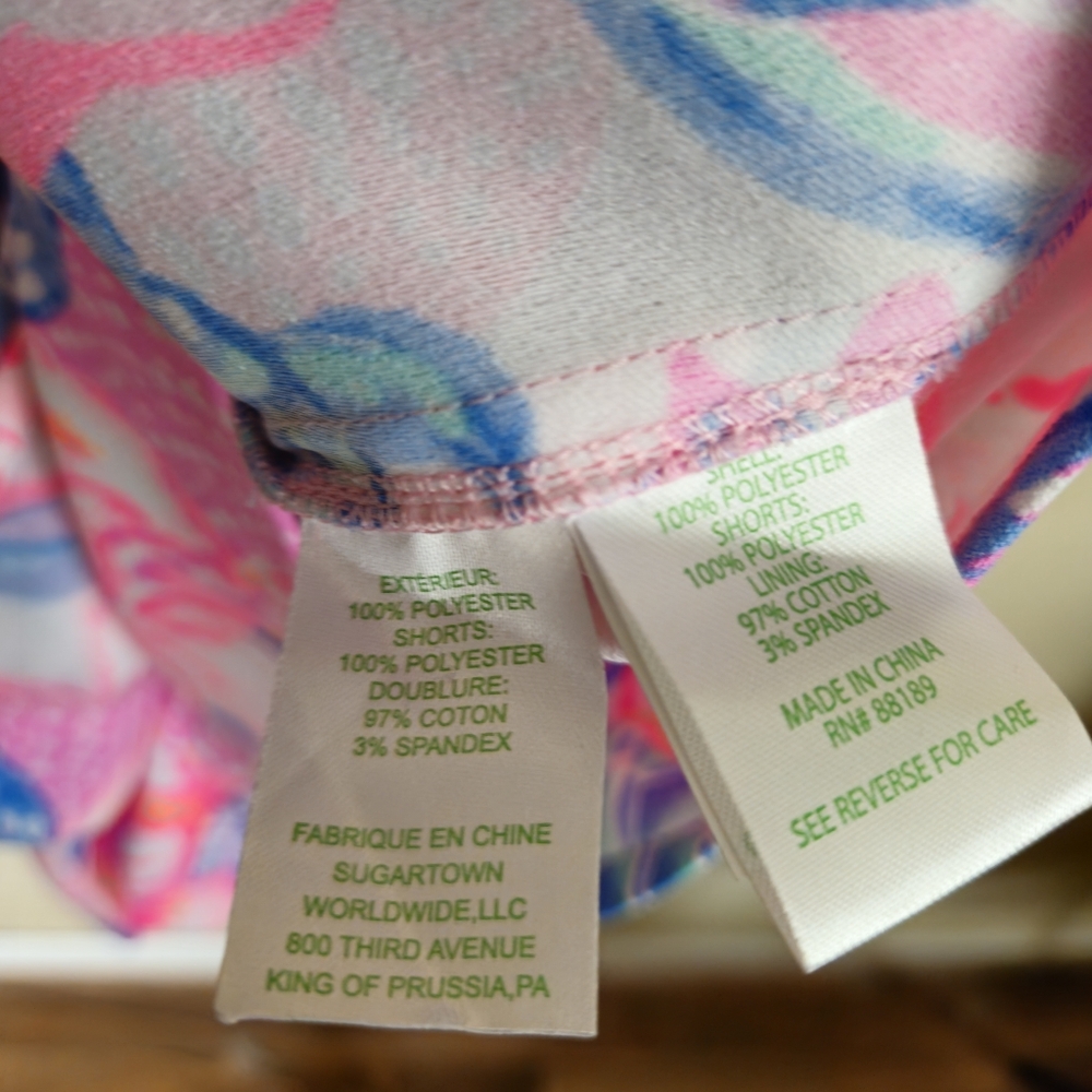 Lilly Pulitzer Size 16 Rumper Dress Snsppy Turtle One Shoulder Coastal Beach - Picture 12 of 13